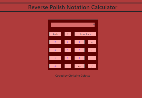 Simple RPN Calculator