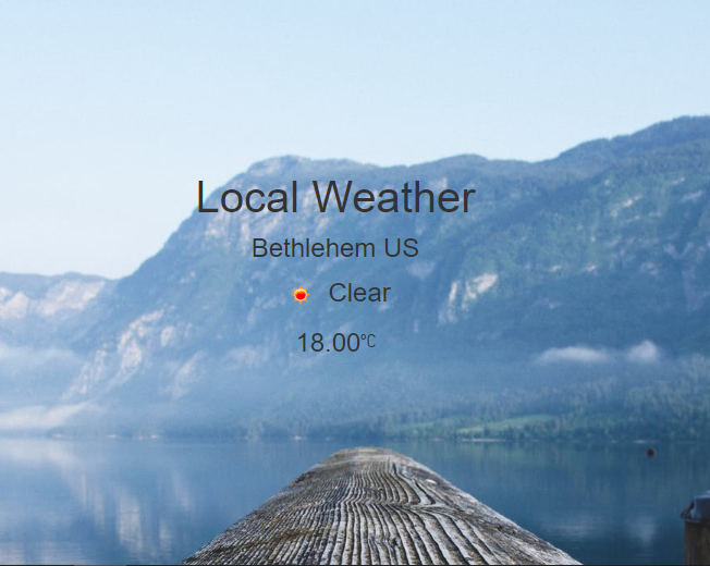 Local Weather App